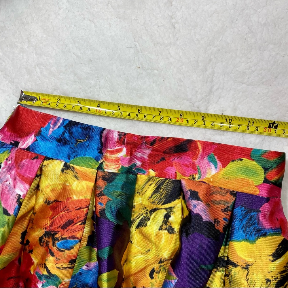 Ark & Co floral A-line full circle maxi long skirt - Picture 5 of 9